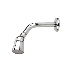 LLUVIA PLASTICA CROMADA C/BRAZO Y ROSETA