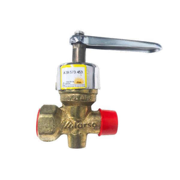 LLAVE GAS   1 BRONCE